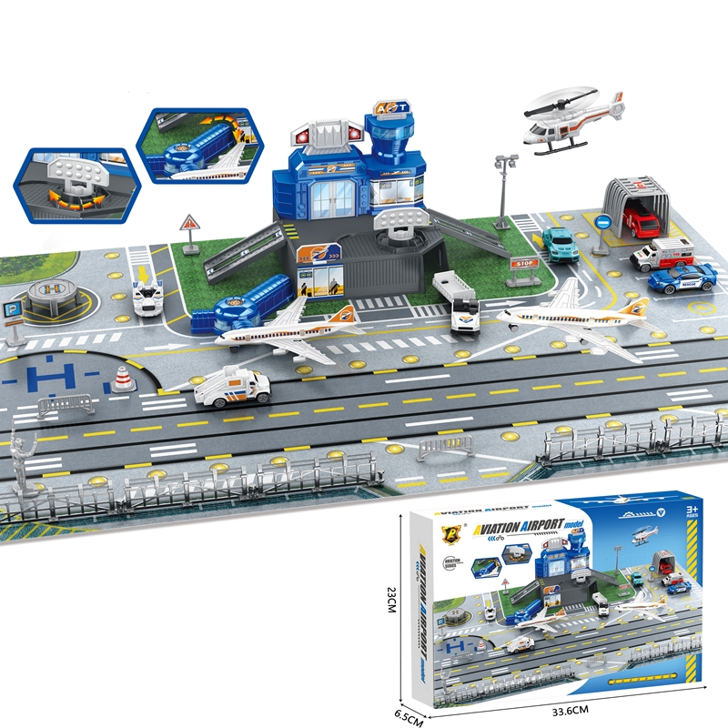 Children's Airport Scene Toy S - огляд і ціна Model Airplane Plastic