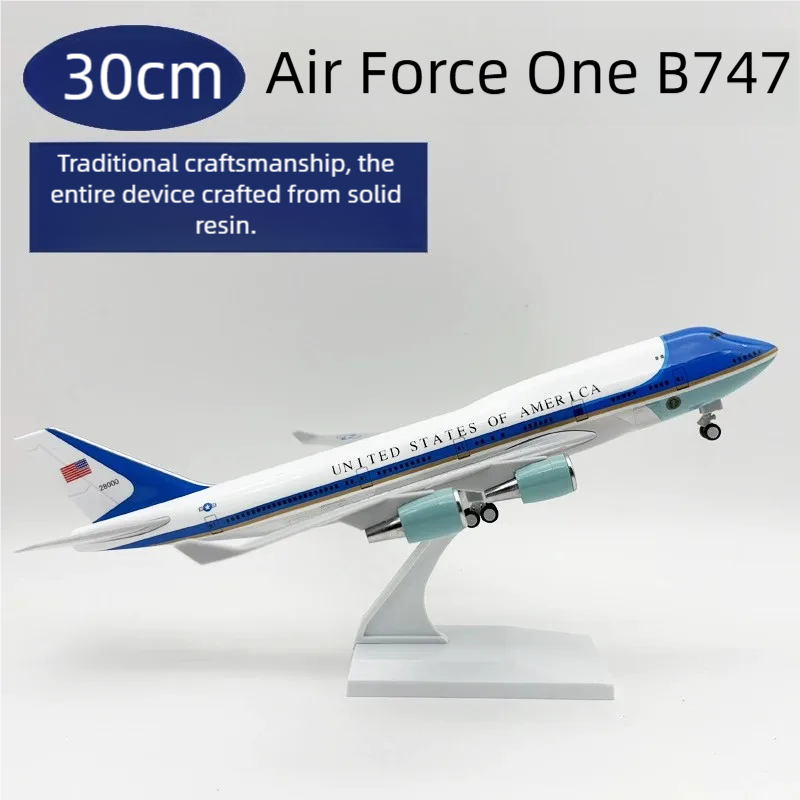 30cm B747 Air Force One Plane  - огляд і ціна Model Airplane Plastic