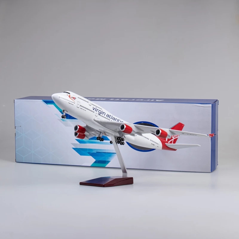 47cm Virgin Atlantic B747 Airp - огляд і ціна Model Airplane Plastic