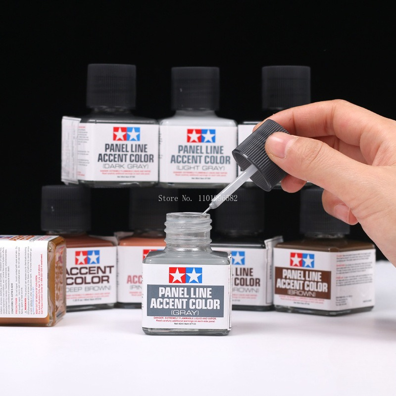 40ml Panel Line Accent Color E - огляд і ціна Tamiya Model Paint Set